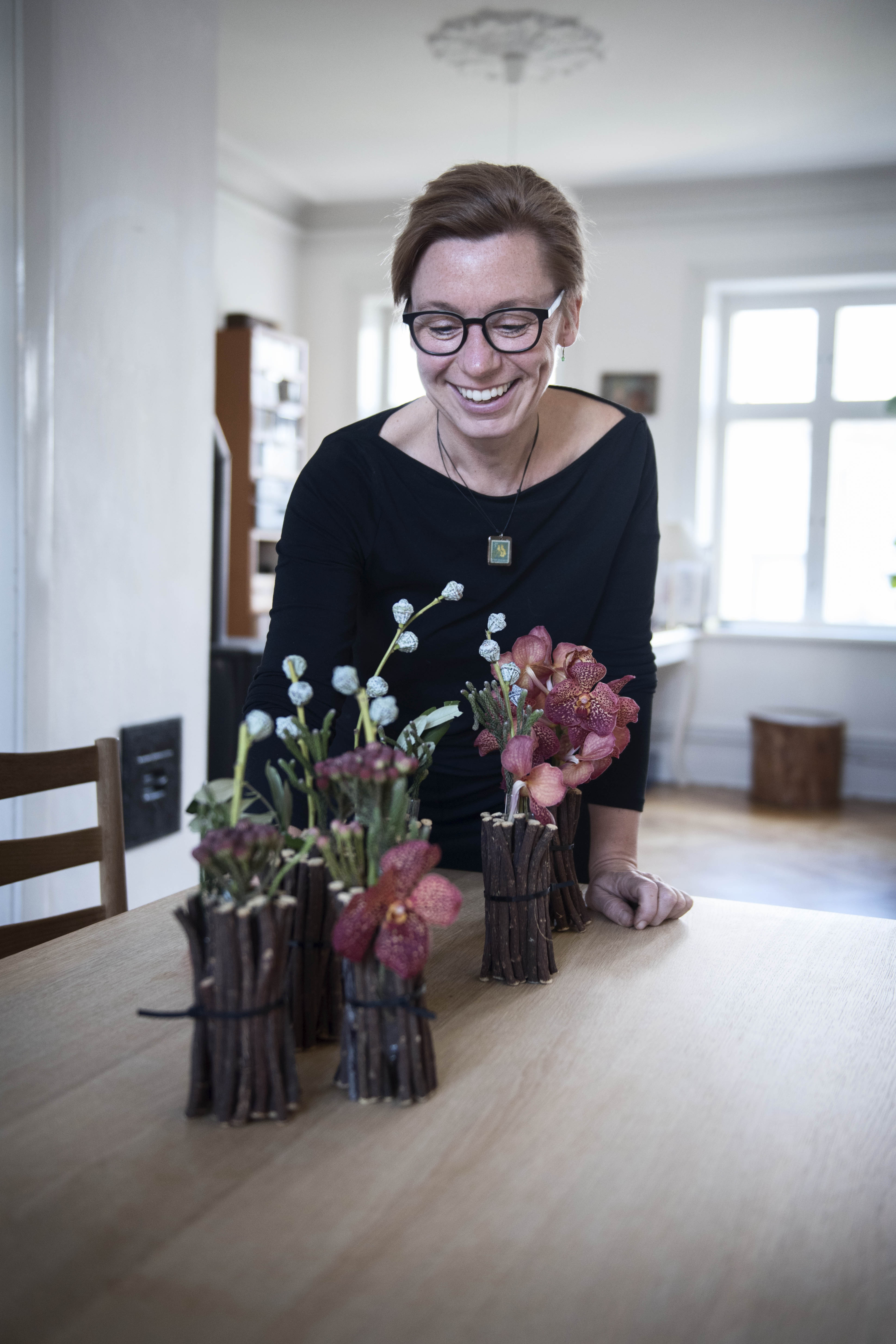 Kreativt plantemiljø i Vintapperstræde Odense udført af Charlotte Franke